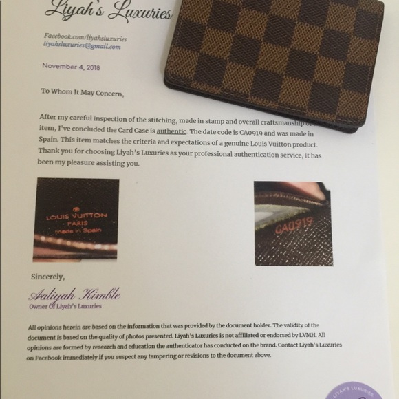 Louis Vuitton card case or pass card - Picture 8 of 8